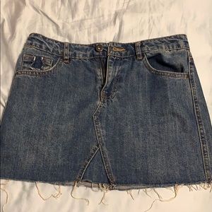 jean skirt